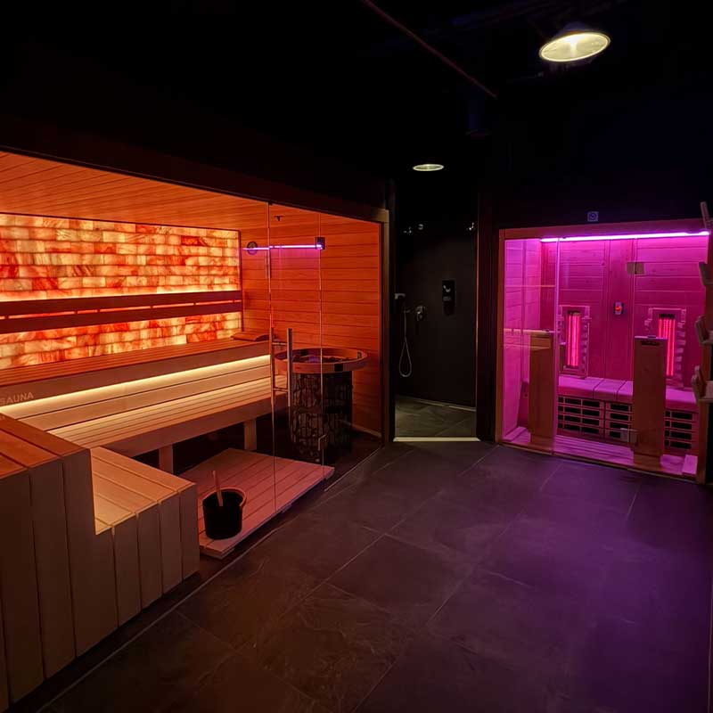 Longevity Wellness v Synergy Club – finská sauna a infrasauna