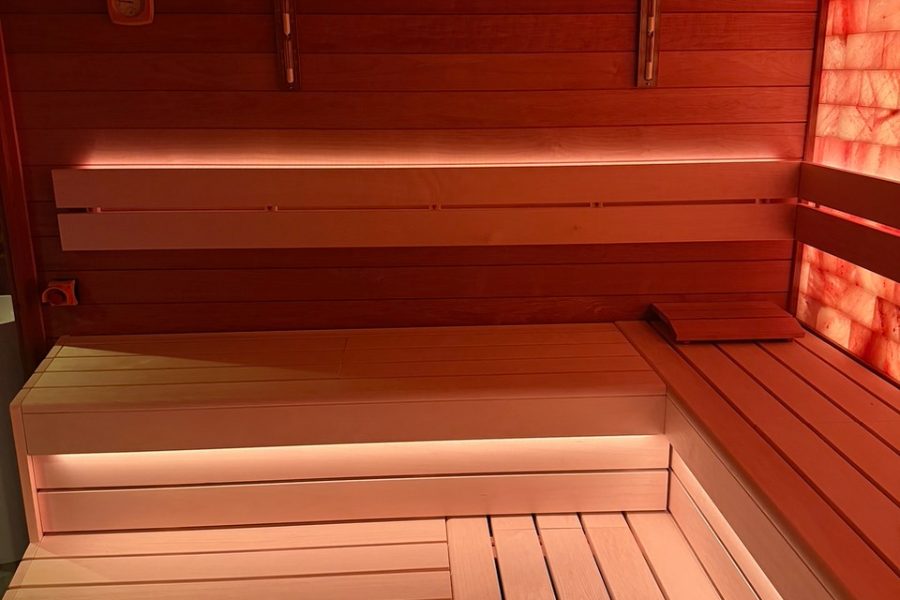 Infrasauna s barevným světlem